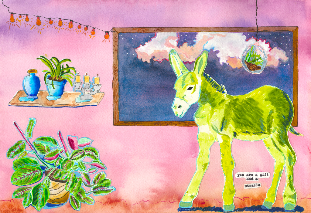 an drawing of a small animal